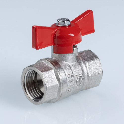 Кран шаровой VALTEC СТАНДАРТ ГОСТ 3/4" бабочка вн.-вн. (PN40) фото в интернет-магазине САНТЕХСИТИ