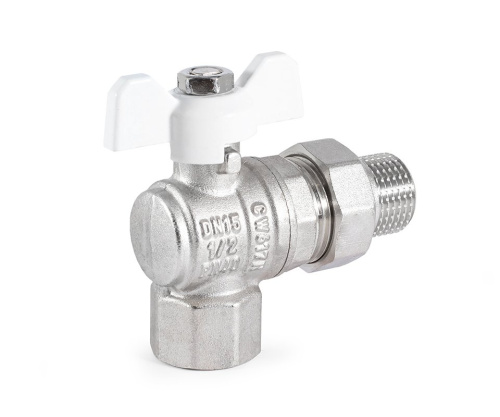 Кран с полусгоном PROFACTOR 1/2" угловой (80/10) фото в интернет-магазине САНТЕХСИТИ