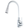 Смеситель для кухни с гибким изливом Ledeme Rainbow L4199-3 фото в интернет-магазине САНТЕХСИТИ