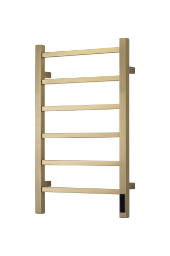 Полотенцесушитель электрический Domamir Mama-K 700/400, матовое золото фото в интернет-магазине САНТЕХСИТИ