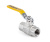 Кран шаровой Profactor для газа 1/2" вн.-вн. стальная рукоятка (12/120) фото в интернет-магазине САНТЕХСИТИ