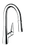 Hansgrohe Talis M51 Смеситель  для кухни на 1 отв, поворотный излив: 18.5см с вытяжным душем, 2jet, h:15.2см, цвет: хром фото в интернет-магазине САНТЕХСИТИ