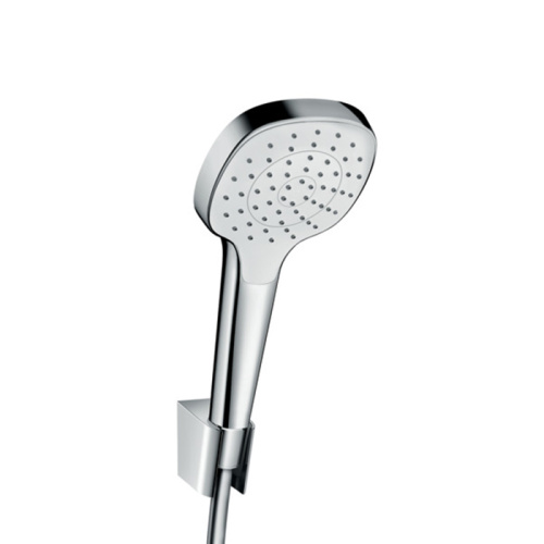 Hansgrohe Croma Select E 1jet/Port Ручной душ с держателем, цвет: хром фото в интернет-магазине САНТЕХСИТИ