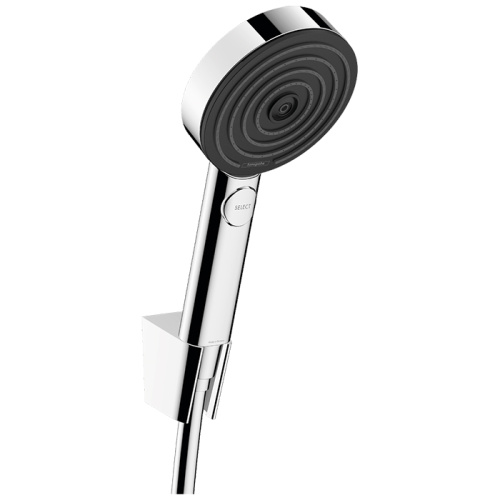 Hansgrohe Pulsify Select S Ручной душ, настенный, с держателем лейки и шлангом 160см., цвет: хром фото в интернет-магазине САНТЕХСИТИ
