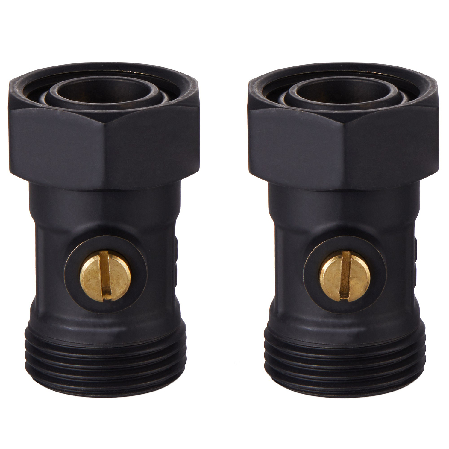 Набор нижнего подключения Royal Thermo прямой раздельный 3/4х3/4ЕК (черный) фото в интернет-магазине САНТЕХСИТИ