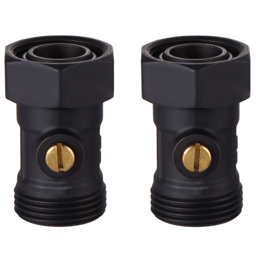 Набор нижнего подключения Royal Thermo прямой раздельный 3/4х3/4ЕК (черный) фото в интернет-магазине САНТЕХСИТИ