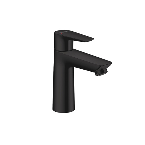 Hansgrohe Talis E Смеситель для раковины 110, на 1 отв, с донным клапаном, излив 112мм, цвет: черный матовый фото в интернет-магазине САНТЕХСИТИ
