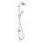 Hansgrohe Croma Душевая система Showerpipe: верхний душ 220 1jet, ручной душ, штанга для душа, держатель, цвет: хром фото в интернет-магазине САНТЕХСИТИ