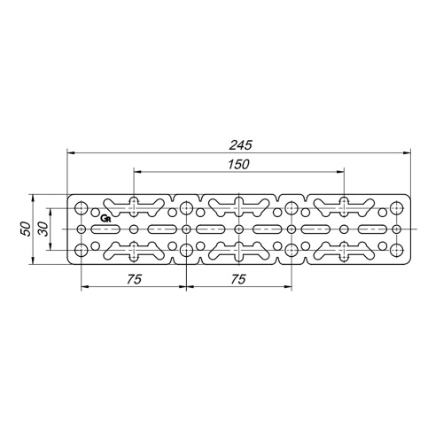 Установочная планка регулируемая универсальная (комплект) фото в интернет-магазине САНТЕХСИТИ