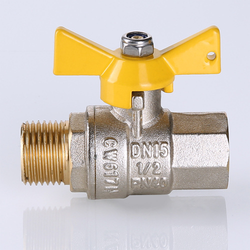 Кран шаровой VALTEC для газа VALGAS 1/2" вн-нар бабочка фото в интернет-магазине САНТЕХСИТИ