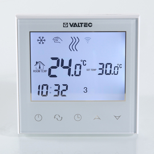 Термостат комнатный VALTEC VT.AC713.0.0 ДВУХКОНТУРНЫЙ с Wi-Fi фото в интернет-магазине САНТЕХСИТИ