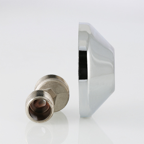 Резьбовой фитинг VALTEC Эксцентрик с декоративной чашкой 3/4"х1/2" фото в интернет-магазине САНТЕХСИТИ