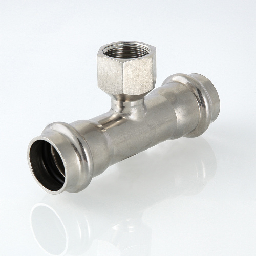 Фитинг нержавеющая сталь VALTEC Тройник с вн.р. 28х3/4" фото в интернет-магазине САНТЕХСИТИ