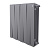 Радиатор биметаллический Royal Thermo PianoForte 500 Silver Satin VDR80 - 8 секц. фото в интернет-магазине САНТЕХСИТИ