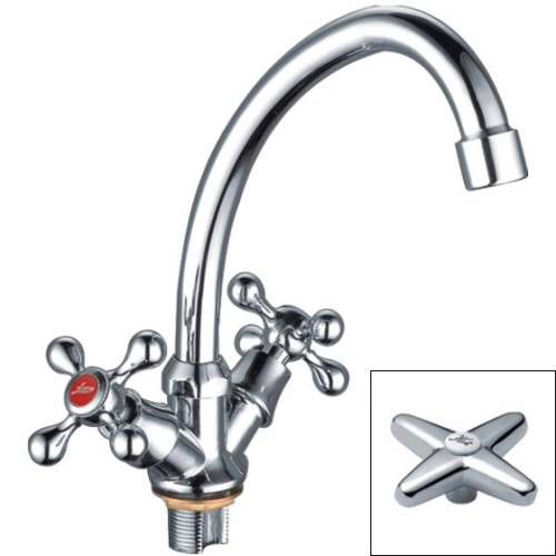 Смеситель для кухни Ledeme H20 L4920 Хром фото в интернет-магазине САНТЕХСИТИ