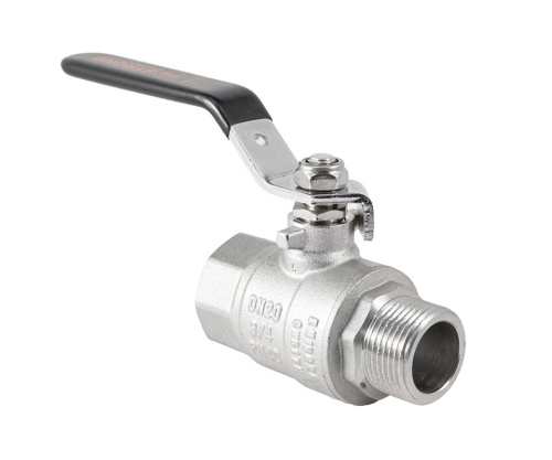 Кран шаровый PROFACTOR STRONG 3/4" вн.-нар. стальная рукоятка (6/60) фото в интернет-магазине САНТЕХСИТИ