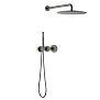 Душевая система встроенная с термостатом Timo Saona SX-2359/18SM черное золото фото в интернет-магазине САНТЕХСИТИ