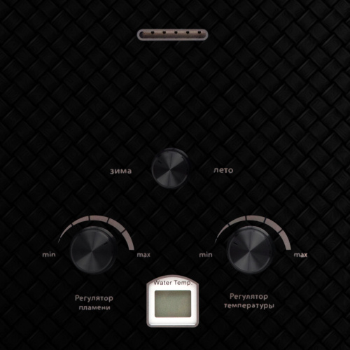 Водонагреватель проточный газовый OASIS GLASS 10 л/мин (20кв) 20 KG Черный фото в интернет-магазине САНТЕХСИТИ