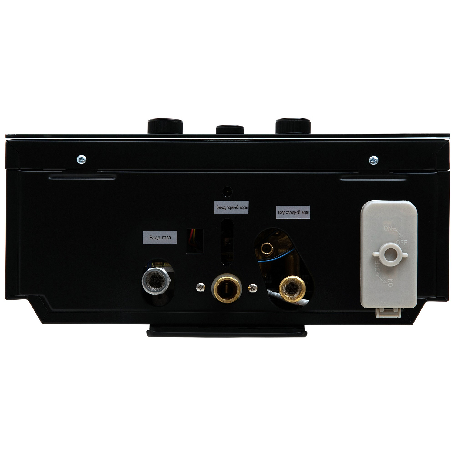 Водонагреватель проточный газовый OASIS GLASS 10 л/мин (20кв) 20 KG Черный фото в интернет-магазине САНТЕХСИТИ