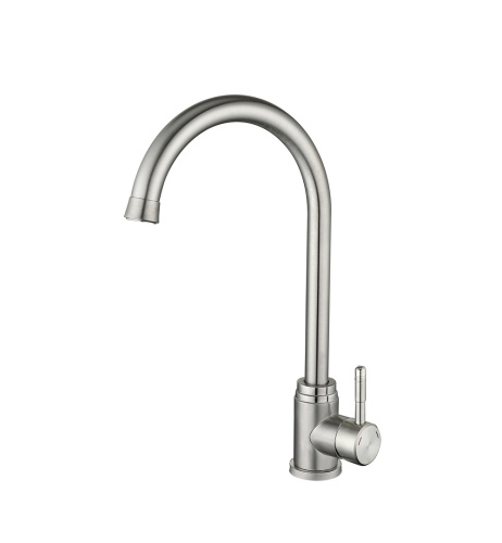 Смеситель из нержавеющей стали для кухни VIEIR V15047 фото в интернет-магазине САНТЕХСИТИ