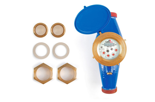 Счетчик GROEN для холодной воды мокроход WRC (iron) 11/2" фото в интернет-магазине САНТЕХСИТИ