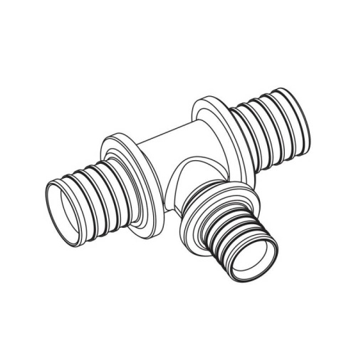 Аксиальный фитинг REHAU Тройник переходной 63х25х63 фото в интернет-магазине САНТЕХСИТИ