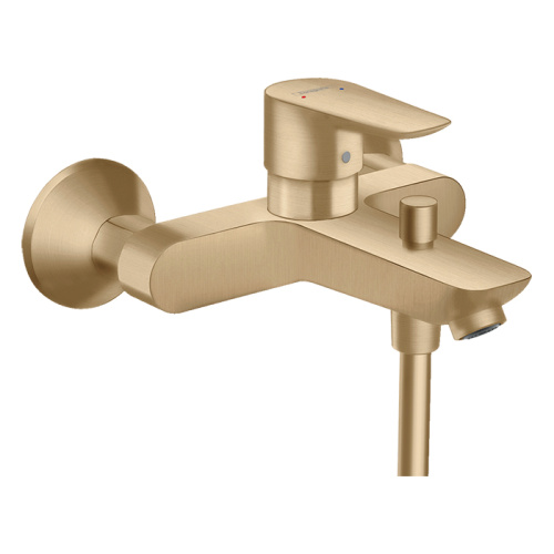 Hansgrohe Talis E Смеситель для ванны, настенный, излив: 19.4см, цвет: шлифованная бронза фото в интернет-магазине САНТЕХСИТИ