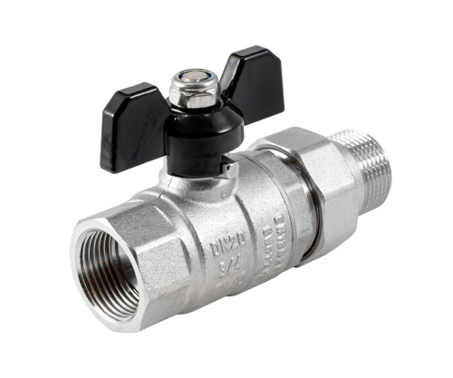 Кран с полусгоном PROFACTOR STRONG 3/4" прямой фото в интернет-магазине САНТЕХСИТИ
