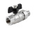 Кран с полусгоном PROFACTOR STRONG 3/4" прямой фото в интернет-магазине САНТЕХСИТИ