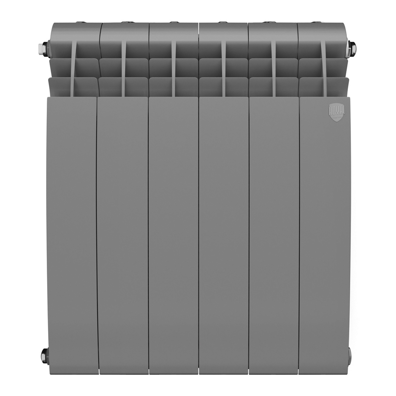Радиатор биметаллический Royal Thermo BiLiner 500 Silver Satin - 6 секций фото в интернет-магазине САНТЕХСИТИ