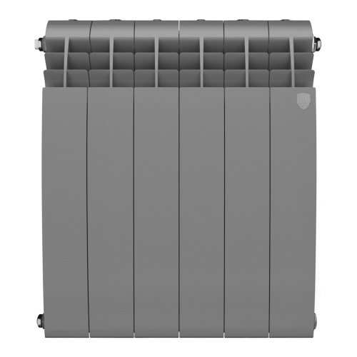 Радиатор биметаллический Royal Thermo BiLiner 500 Silver Satin - 6 секций фото в интернет-магазине САНТЕХСИТИ
