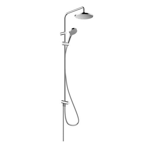 Hansgrohe Vernis Blend Душевая стойка с верхним душем 200 1jet Reno, EcoSmart, цвет: хром фото в интернет-магазине САНТЕХСИТИ
