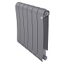 Радиатор биметаллический Royal Thermo Infinity 500 Silver Satin - 6 секц. фото в интернет-магазине САНТЕХСИТИ