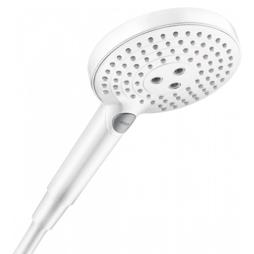 Hansgrohe Raindance Select S Ручной душ 120 3jet, Rain, RainAir, Whirl, цвет: белый матовый фото в интернет-магазине САНТЕХСИТИ
