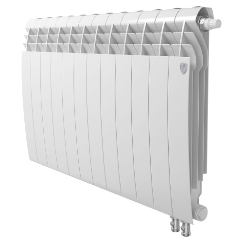 Радиатор биметаллический Royal Thermo BiLiner 500 /Bianco Traffico VR - 12 секц. фото в интернет-магазине САНТЕХСИТИ