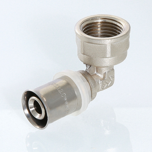 Пресс фитинг VALTEC Угол с переходом на вн. р. 16х1/2" фото в интернет-магазине САНТЕХСИТИ