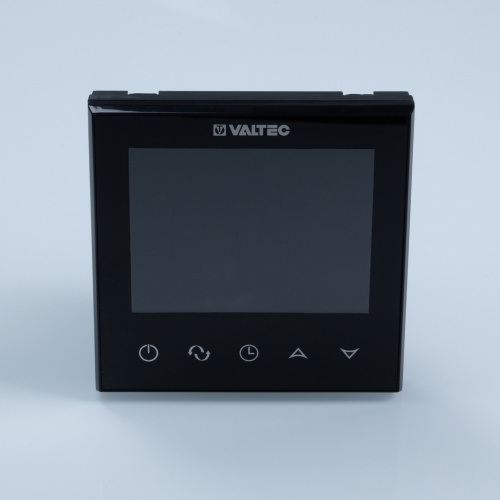 Термостат комнатный VALTEC VT.AC713.B.0 ДВУХКОНТУРНЫЙ с Wi-Fi черный фото в интернет-магазине САНТЕХСИТИ