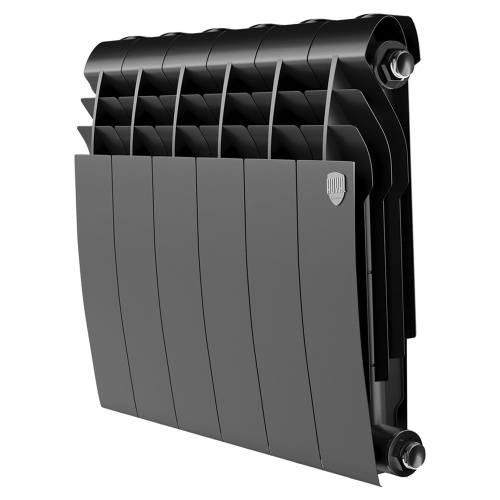 Радиатор биметаллический Royal Thermo BiLiner 350 /Noir Sable - 6 секций фото в интернет-магазине САНТЕХСИТИ