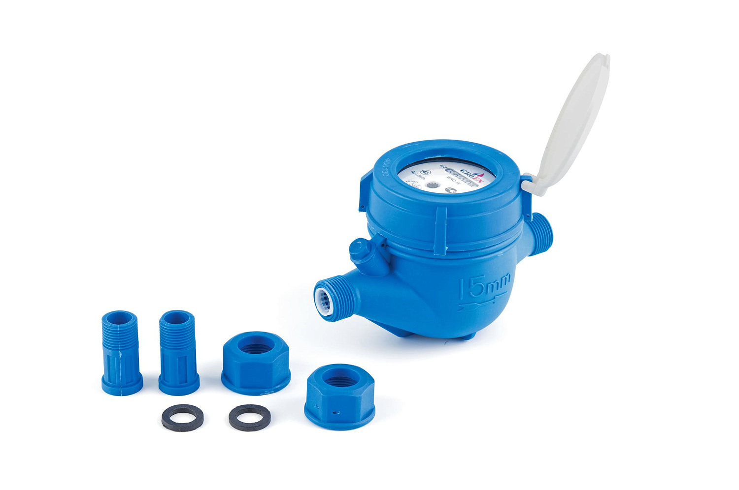 Счетчик GROEN для холодной воды мокроход WRC (plastic) 1/2" (160 мм)  (GROEN) фото в интернет-магазине САНТЕХСИТИ