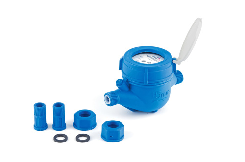 Счетчик GROEN для холодной воды мокроход WRC (plastic) 1/2" (160 мм)  (GROEN) фото в интернет-магазине САНТЕХСИТИ