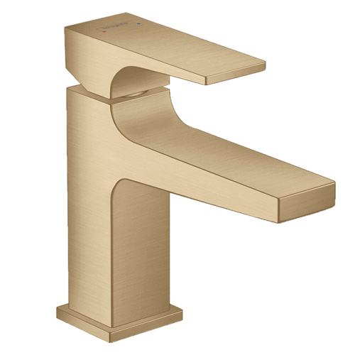Hansgrohe Metropol Смеситель для раковины, на 1 отв, с донным клапаном, излив: 12.7см, цвет: шлифованная бронза фото в интернет-магазине САНТЕХСИТИ