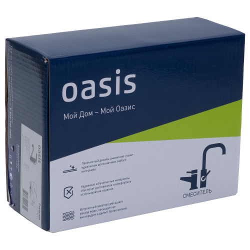 Смеситель OASIS для раковины L3020MG_Bot фото в интернет-магазине САНТЕХСИТИ