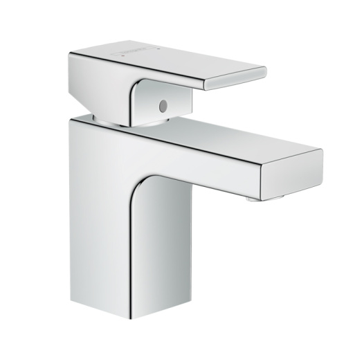 Hansgrohe Vernis Shap Смеситель для раковины, излив 70 мм, с донным клапаном, цвет: хром фото в интернет-магазине САНТЕХСИТИ