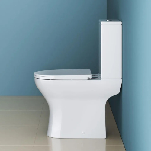 BB045CPR/SC LOUNGE Чаша безободкового унитаза с сиденьем дюропласт soft close, P-trap+BB045CPR/SC+BB045/051T LOUNGE Бачок, BB045/051T фото в интернет-магазине САНТЕХСИТИ
