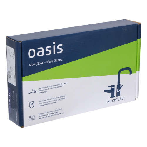 Смеситель OASIS для кухни L1004MGW фото в интернет-магазине САНТЕХСИТИ