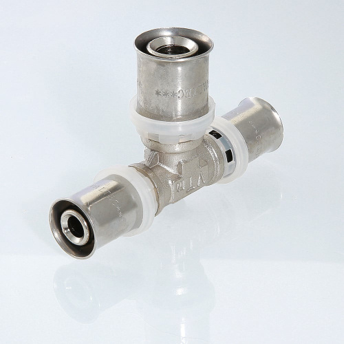 Пресс фитинг VALTEC Тройник переходной 32х32х26 фото в интернет-магазине САНТЕХСИТИ