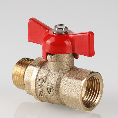 Кран шаровой VALTEC СТАНДАРТ 1/2" бабочка вн.-нар. (PN40) фото в интернет-магазине САНТЕХСИТИ