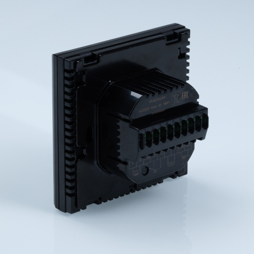 Термостат комнатный VALTEC VT.AC712.B.0 WIFI с датчиком температуры пола черный фото в интернет-магазине САНТЕХСИТИ