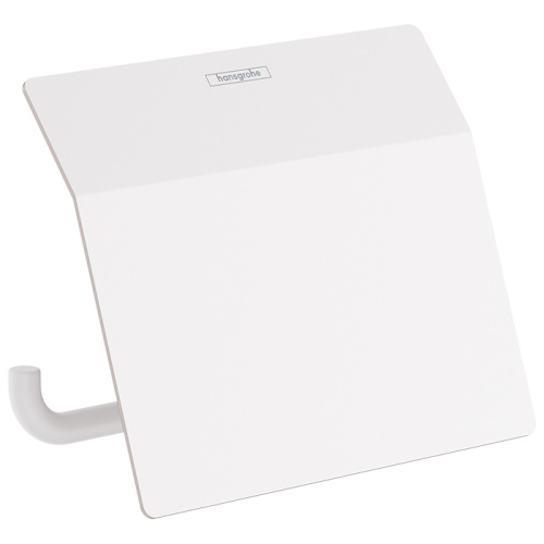 Hansgrohe AddStoris Держатель т/б с крышкой, цвет: белый матовый фото в интернет-магазине САНТЕХСИТИ