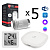 Комплект управления Royal Thermo для 5 радиаторов по Wi-Fi Smart Heat HH-01/THS30ZB, белый фото в интернет-магазине САНТЕХСИТИ